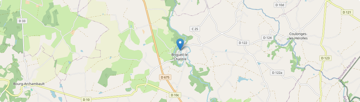 Brigueil-le-Chantre - Carte