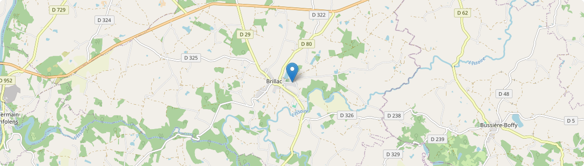 Brillac - Carte