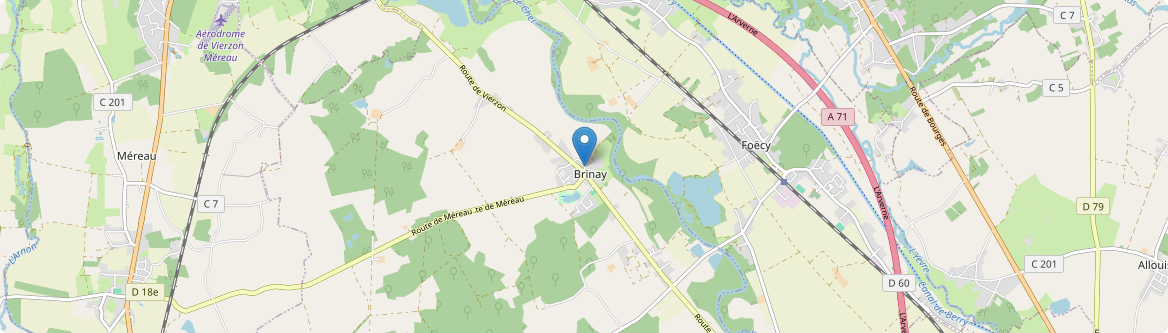 Brinay - Carte