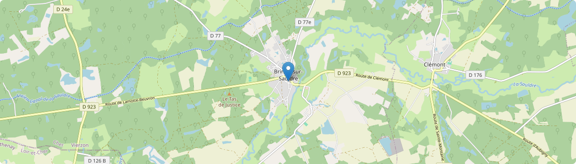 Brinon-sur-Sauldre - Carte