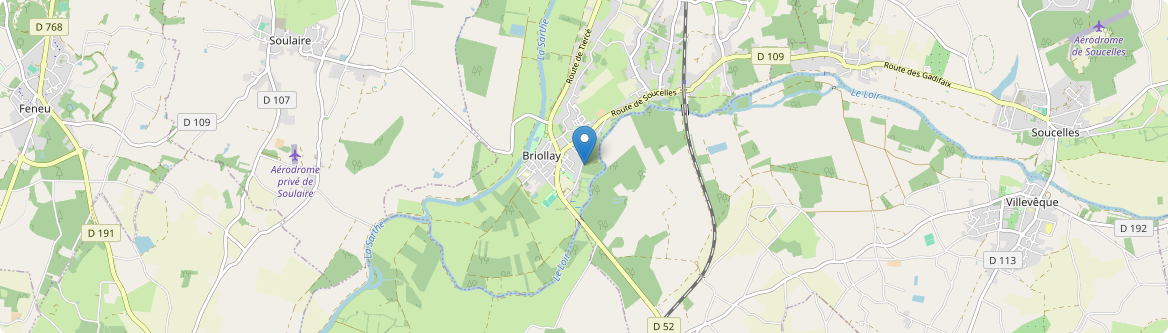 Briollay - Carte