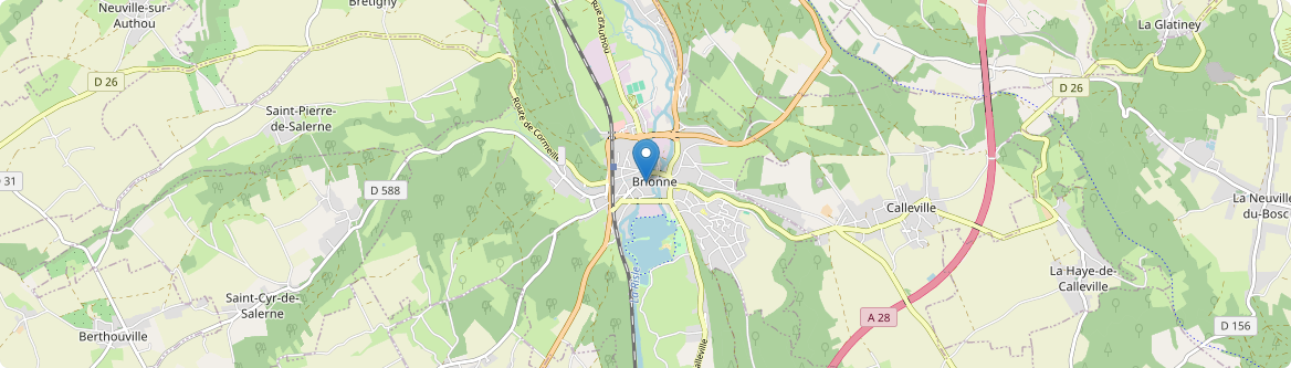 Brionne - Carte