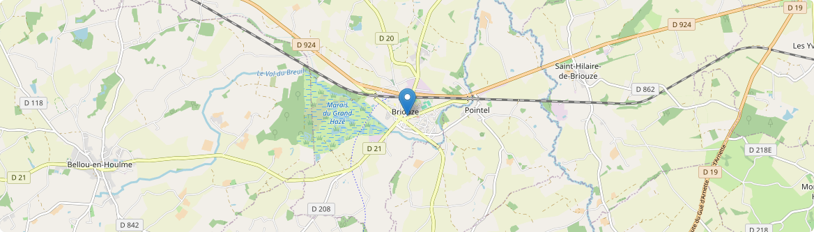 Briouze - Carte