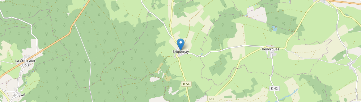 Briquenay - Carte