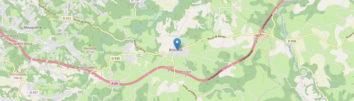 Briscous - Carte