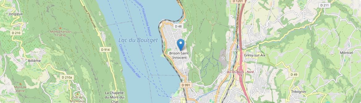 Brison-Saint-Innocent - Carte