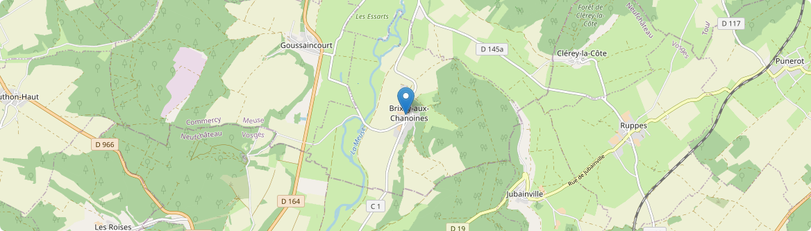 Brixey-aux-Chanoines - Carte
