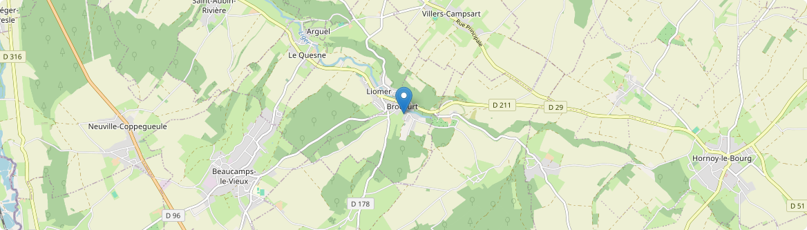 Brocourt - Carte