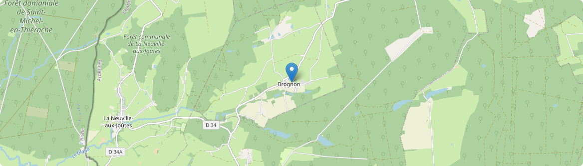 Brognon - Carte