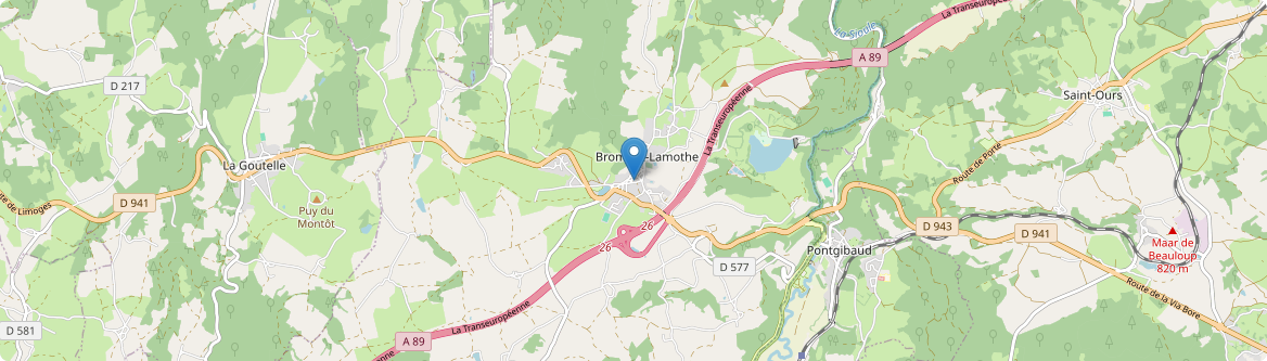Bromont-Lamothe - Carte