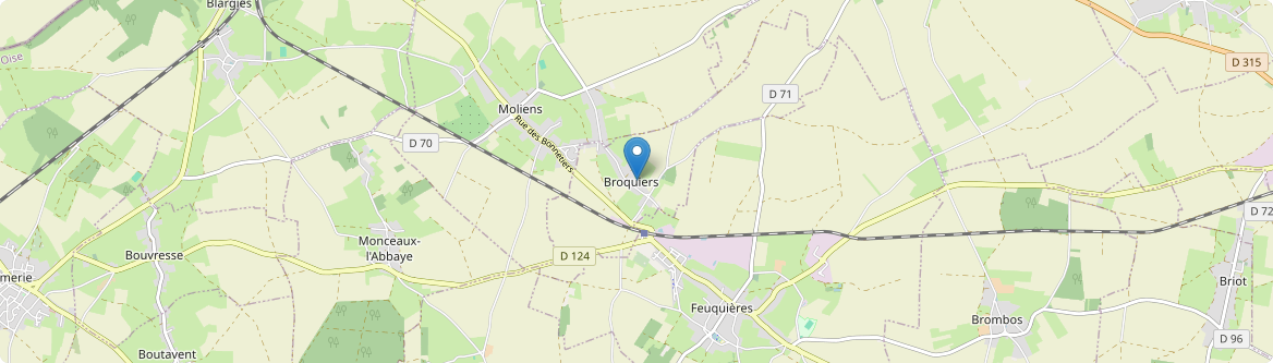 Broquiers - Carte