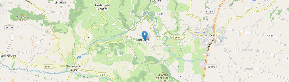 Brouains - Carte