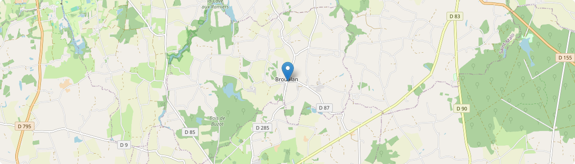 Broualan - Carte