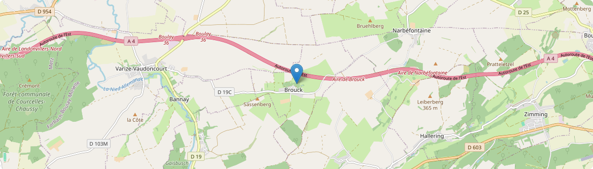 Brouck - Carte
