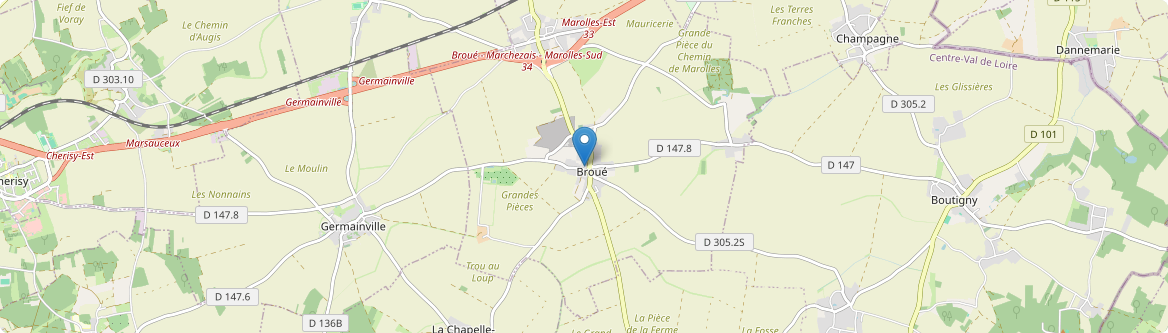 Broué - Carte
