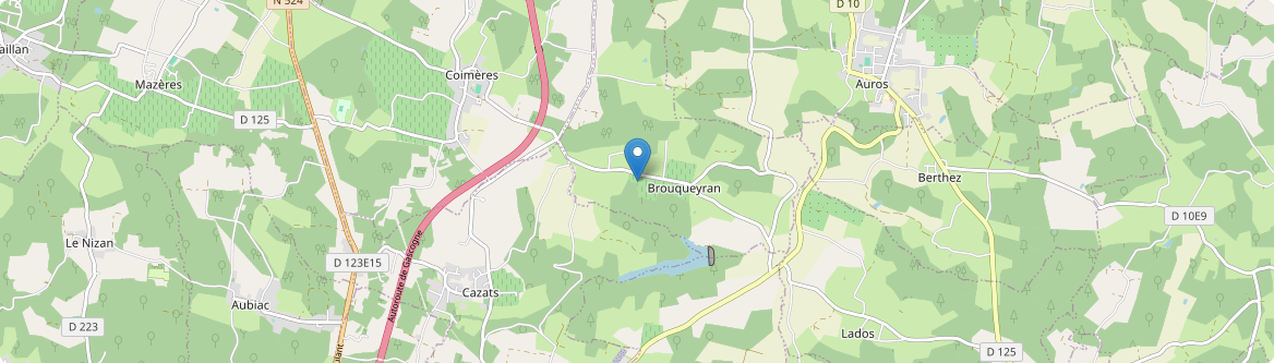 Brouqueyran - Carte