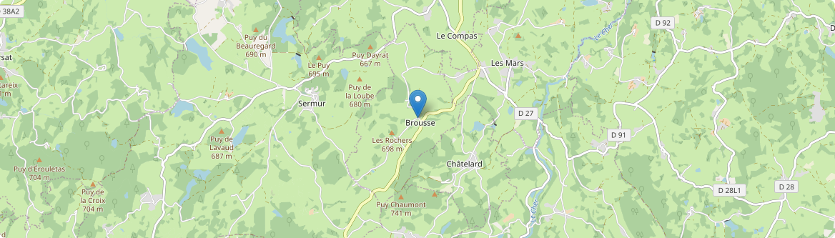 Brousse - Carte