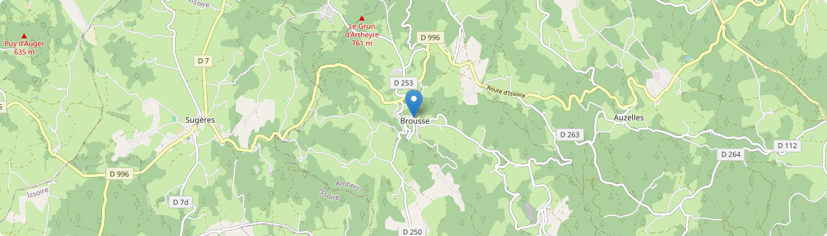 Brousse - Carte