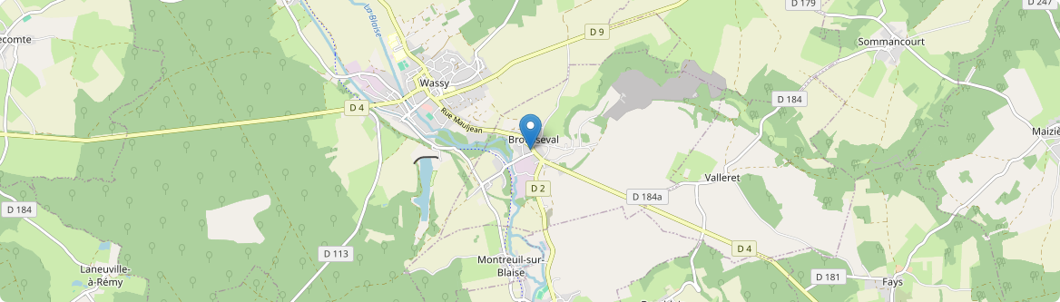 Brousseval - Carte