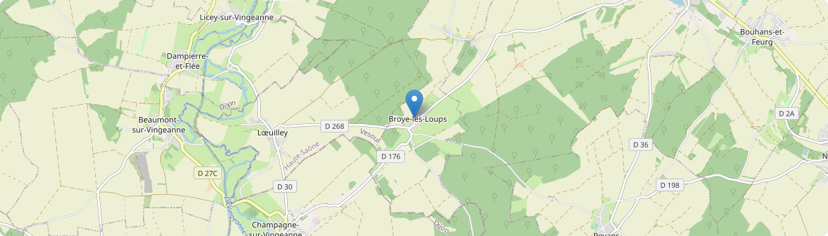 Broye-les-Loups-et-Verfontaine - Carte