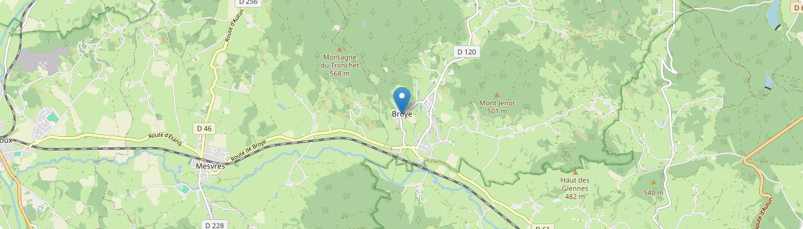 Broye - Carte