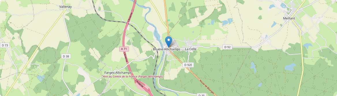 Bruère-Allichamps - Carte