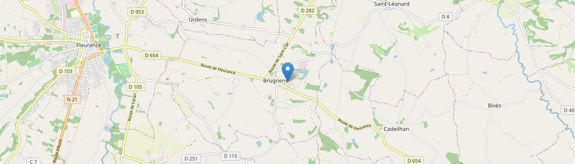 Brugnens - Carte
