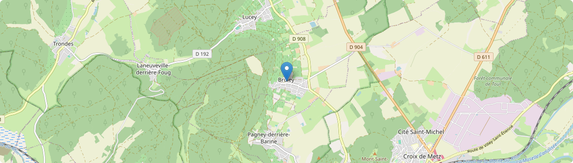 Bruley - Carte