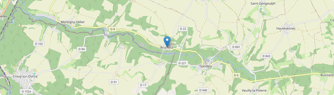 Brumetz - Carte