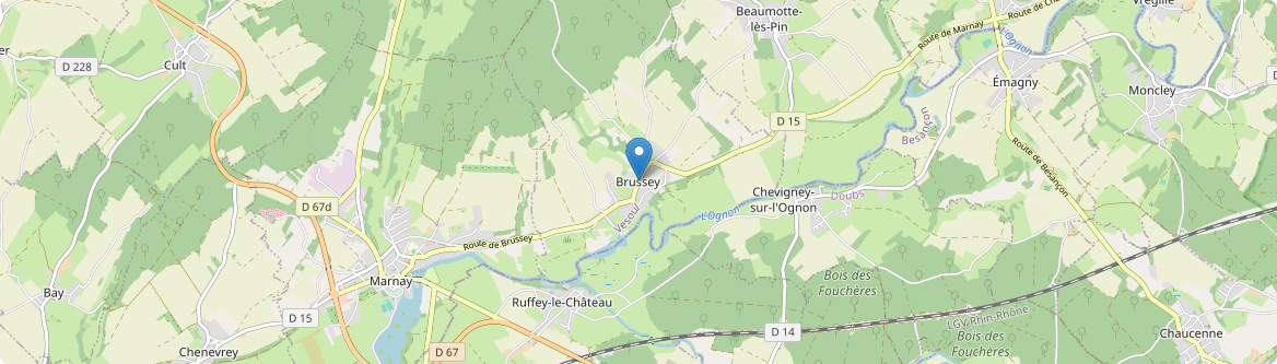 Brussey - Carte