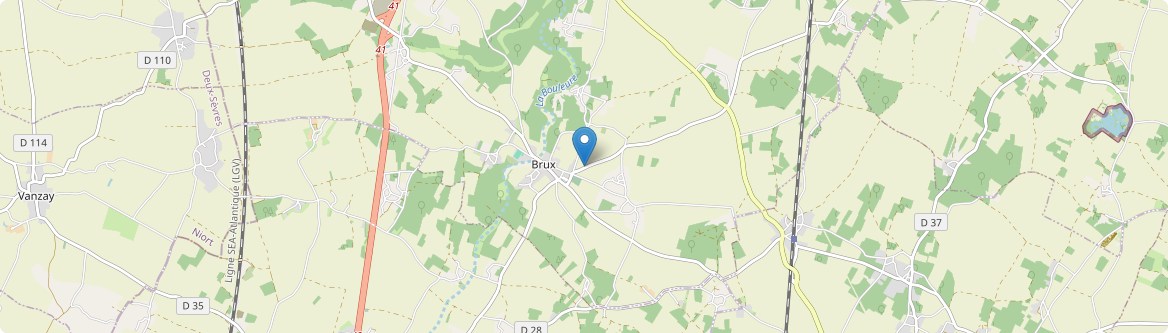 Brux - Carte