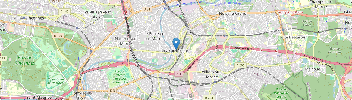 Bry-sur-Marne - Carte