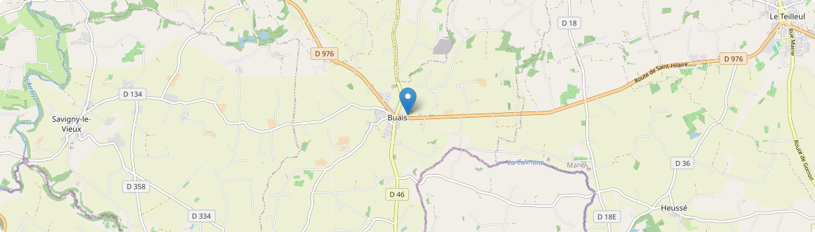 Buais-Les-Monts - Carte