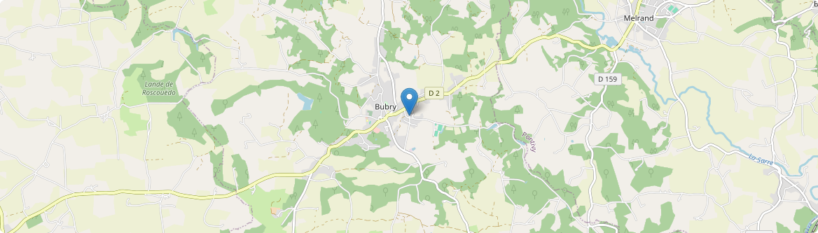 Bubry - Carte