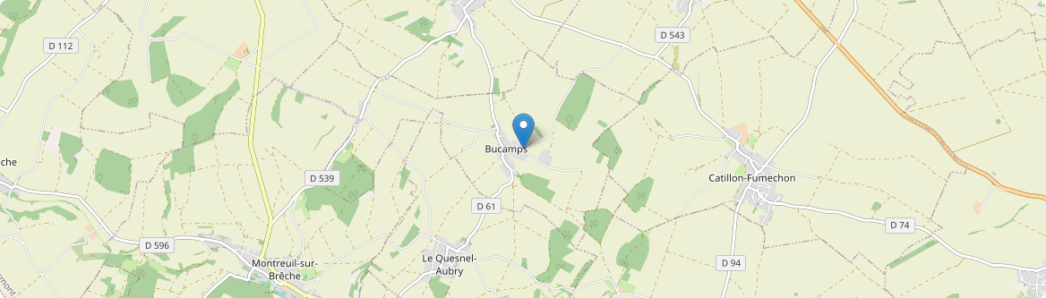 Bucamps - Carte