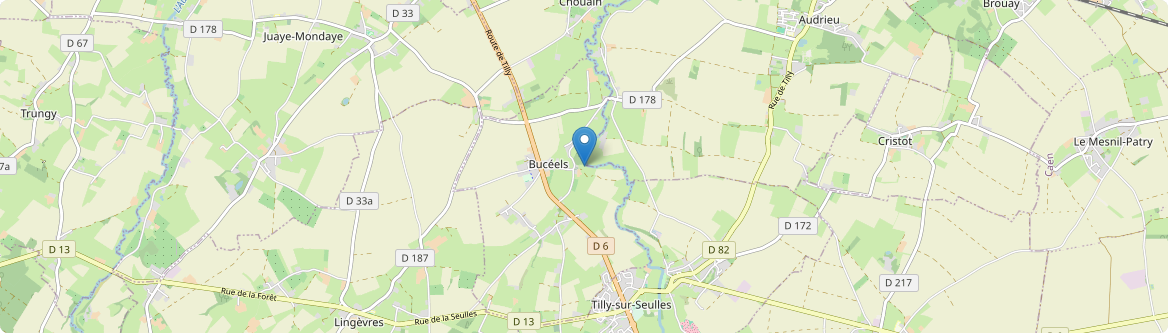 Bucéels - Carte