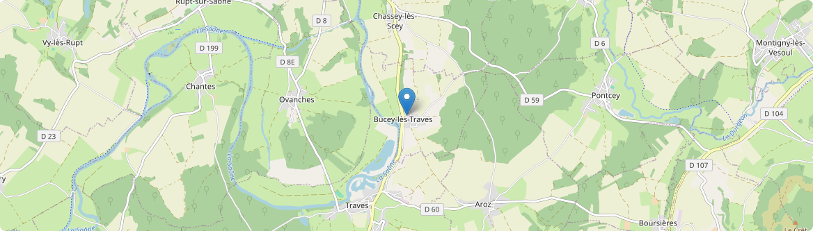 Bucey-lès-Traves - Carte