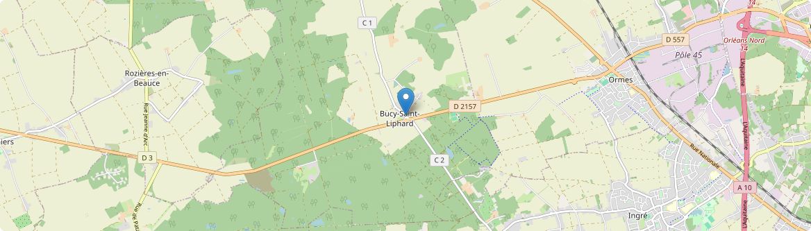 Bucy-Saint-Liphard - Carte