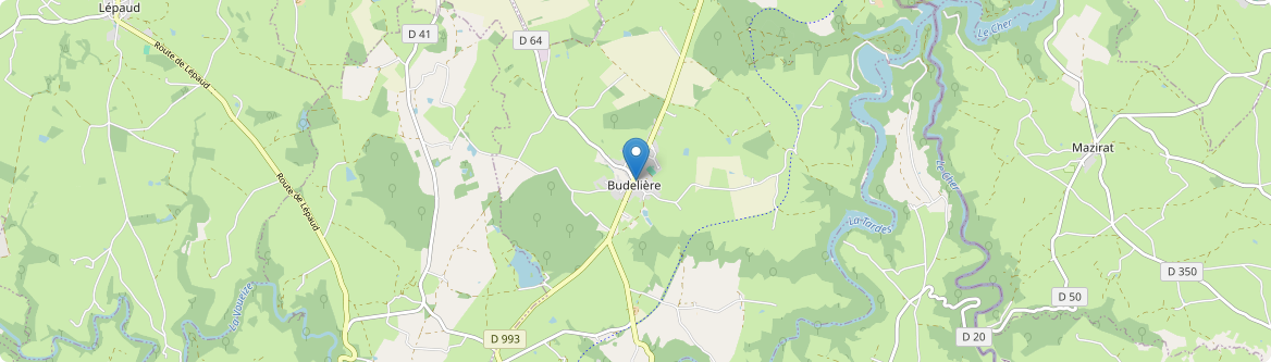 Budelière - Carte