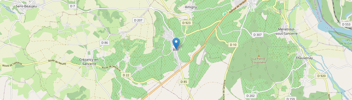 Bué - Carte