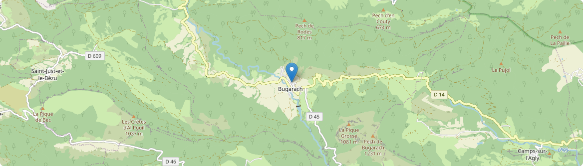 Bugarach - Carte