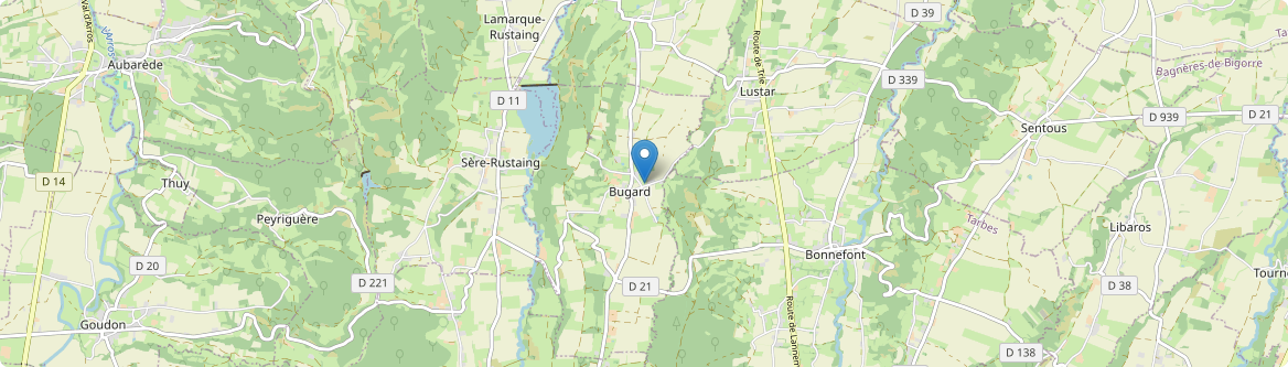 Bugard - Carte