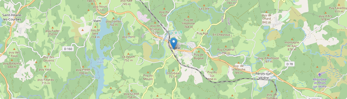 Bugeat - Carte