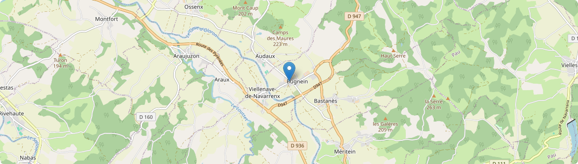 Bugnein - Carte