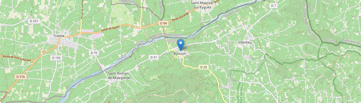 Buisson - Carte