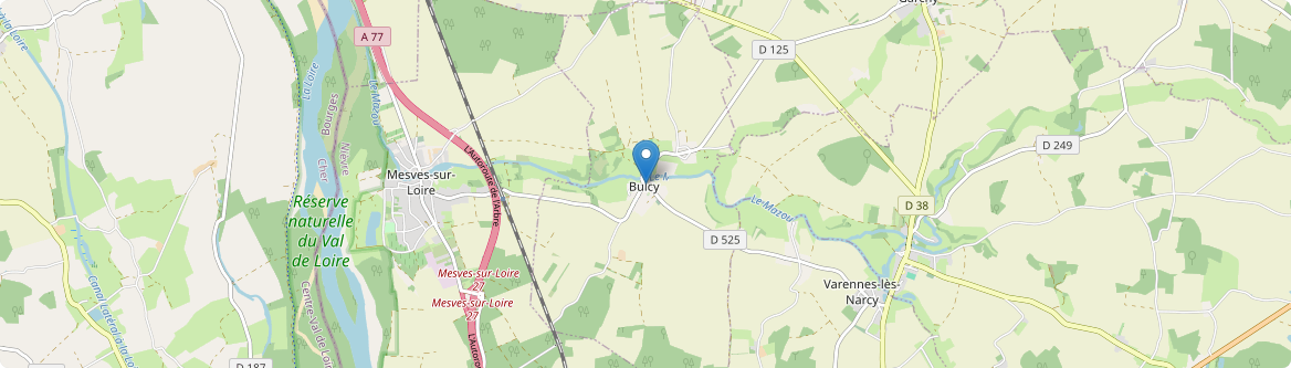 Bulcy - Carte
