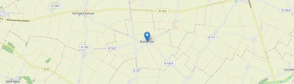 Bullainville - Carte