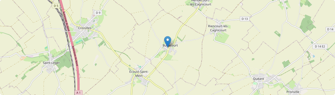 Bullecourt - Carte
