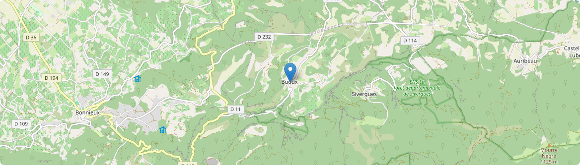 Buoux - Carte