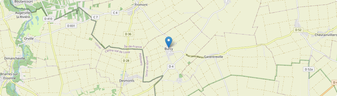 Burcy - Carte